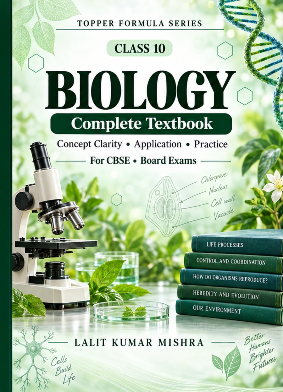 Topper Formula Class 10 Biology textbook by Lalit Kumar Mishra