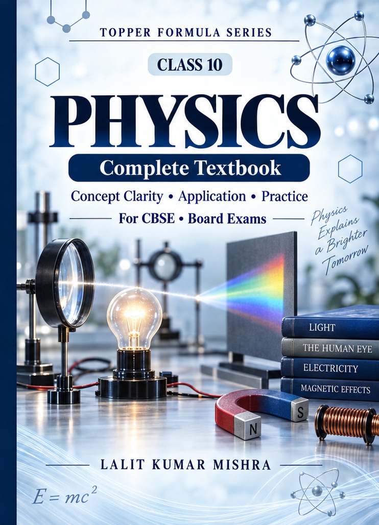 Topper Formula Class 10 Physics textbook by Lalit Kumar Mishra