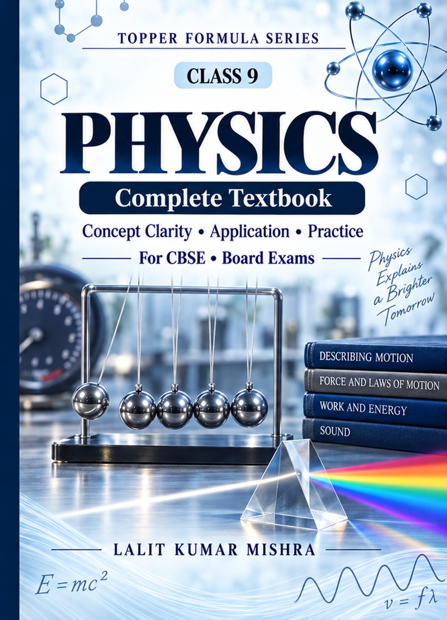 Topper Formula Class 9 Physics textbook by Lalit Kumar Mishra
