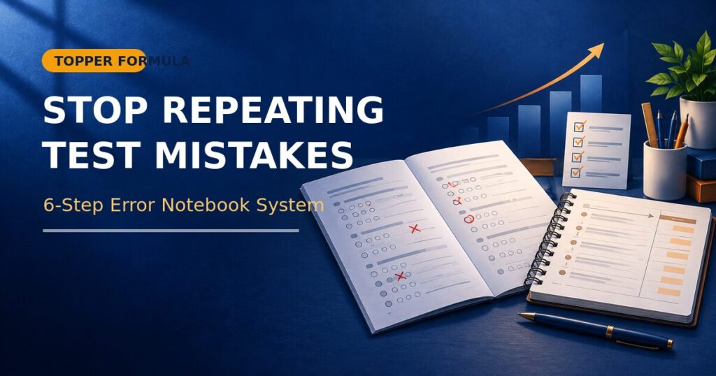 How to analyse test mistakes – 6-step error notebook system for students